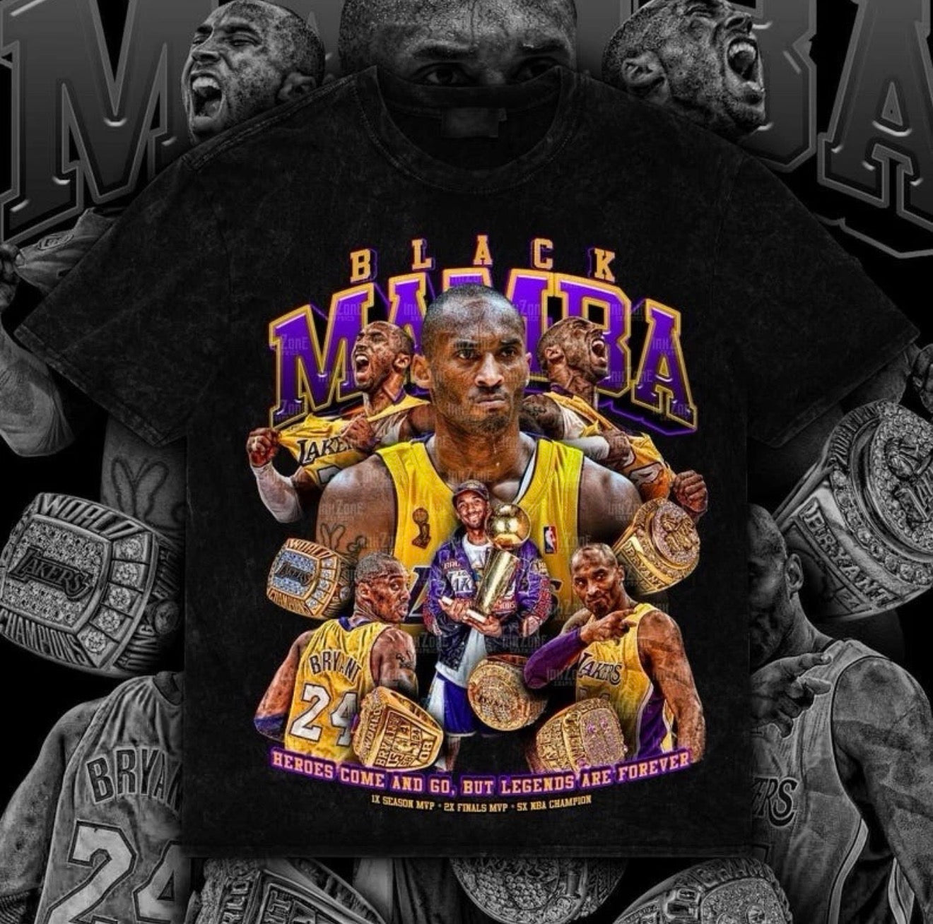 Kobe Bryant Black Mamba Graphic T shirt New 2026 (Copy)