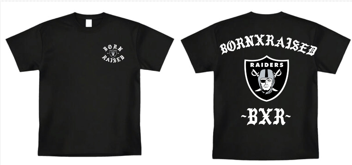 Raiders  "BORN X RAISED" T-Shirts - All Colors and Sizes