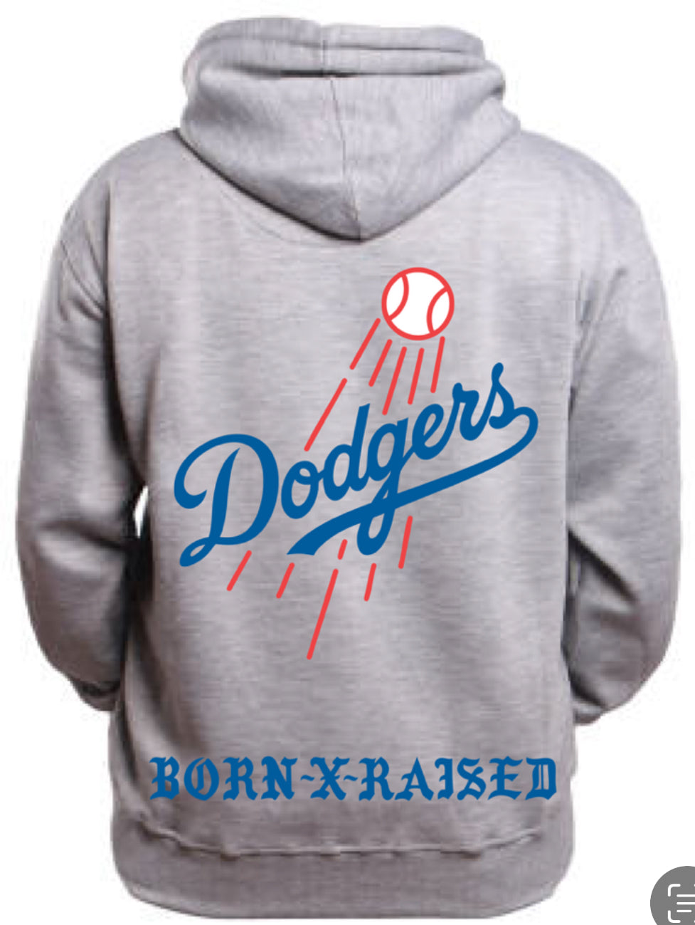Los Angeles Dodgers LA x Born X Raided Hoodie New S-5XL
