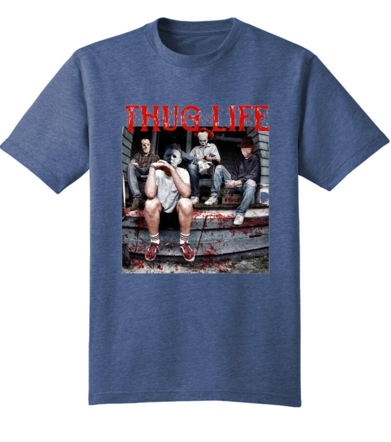 Halloween Villians Thug Life T shirt New S-5XL