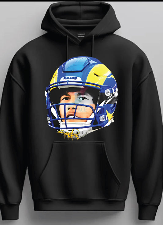 LA Rams Mathew Stafford Big Face Hoodie New S-5xL All Colors Available