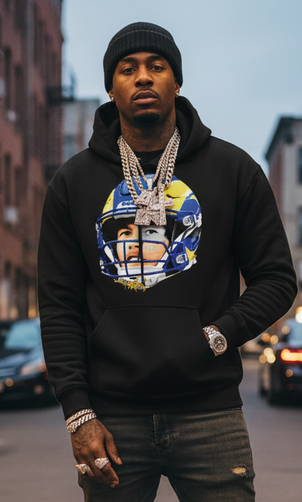 LA Rams Mathew Stafford Big Face Hoodie New S-5xL All Colors Available