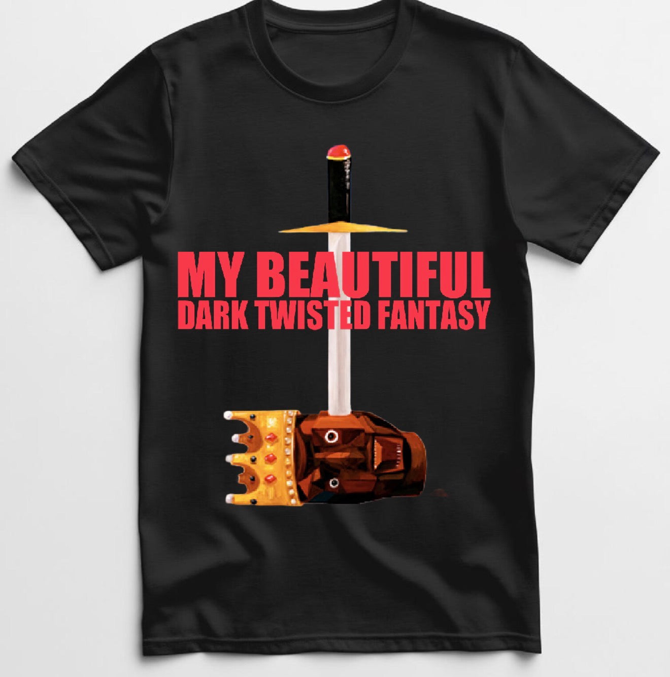 Kanye West My Beautiful Dark Twisted Mind Sword Merch T shirt (Copy)