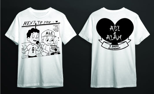 The Alchemist x Erykah Badu Abi & Alan "Next to You" T shirt New S-5XL Rap Hip Hop Promo Merch 2025