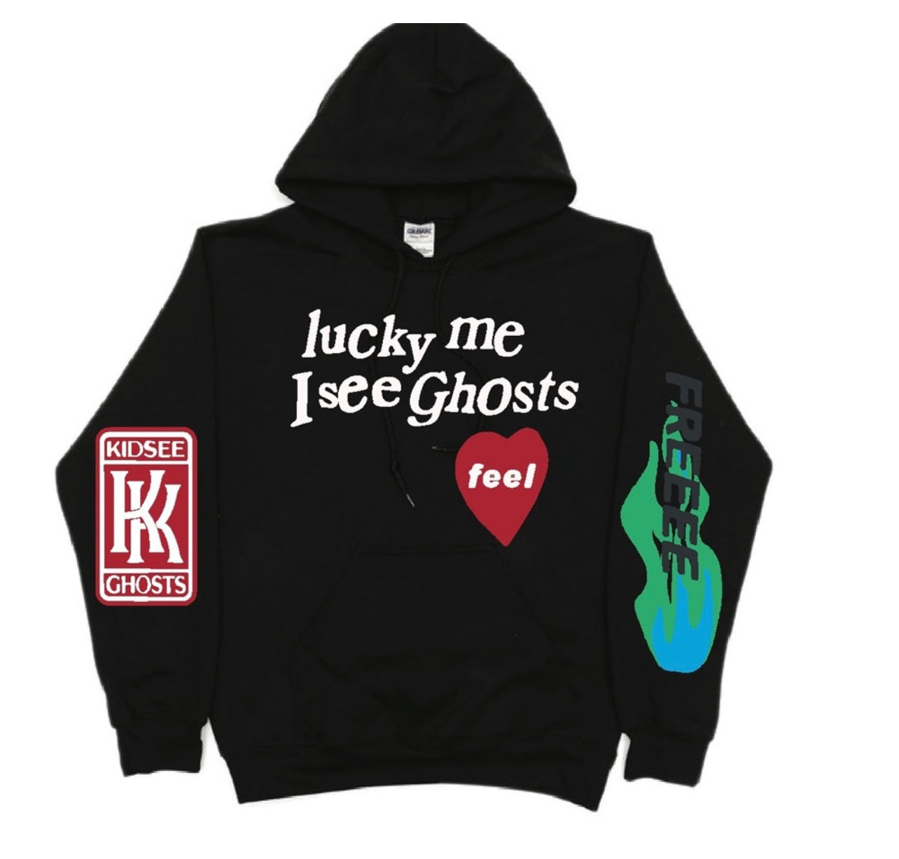 Kanye West Lucky Me I See Ghosts Pullover Hoodie