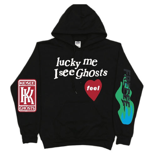 Kanye West Lucky Me I See Ghosts Pullover Hoodie