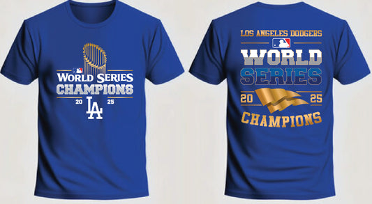 Dodgers World Series Champions 2025 T shirt New S-5XL
