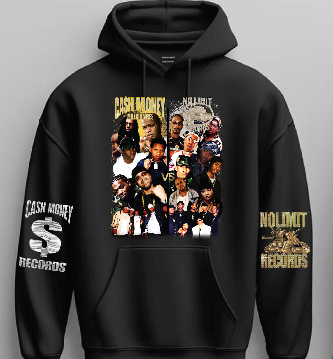 No Limit Records VS Cash Money Records Pullover Hoodie 2025 Sweater New