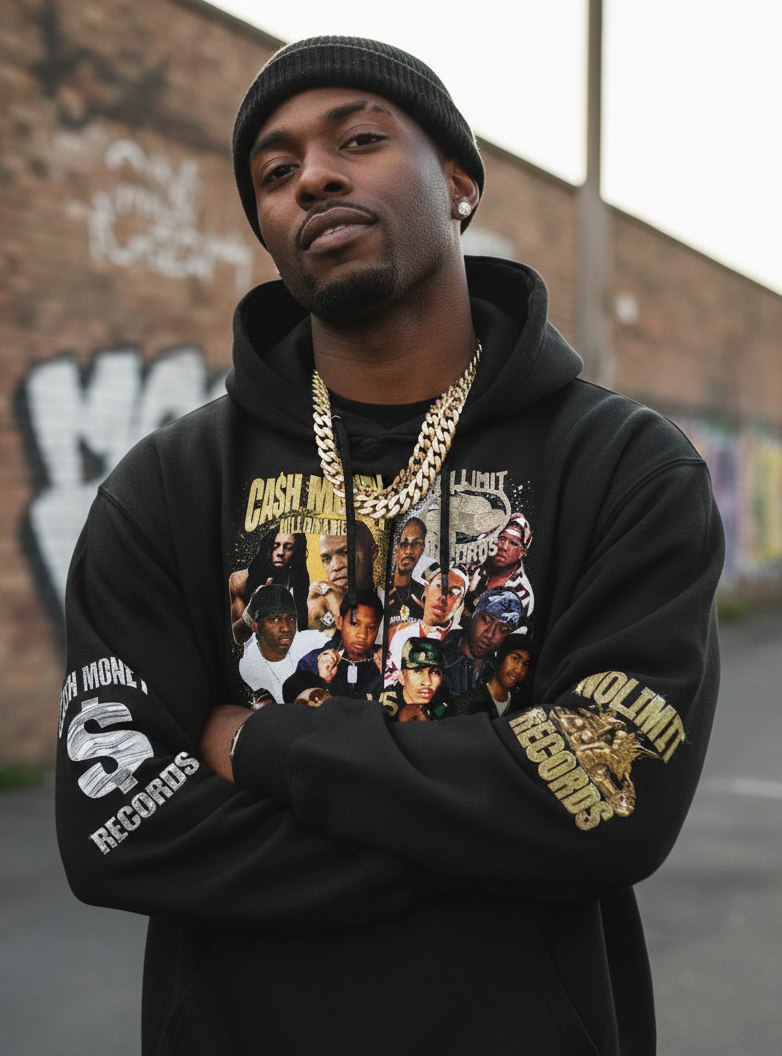 No Limit Records VS Cash Money Records Pullover Hoodie 2025 Sweater New