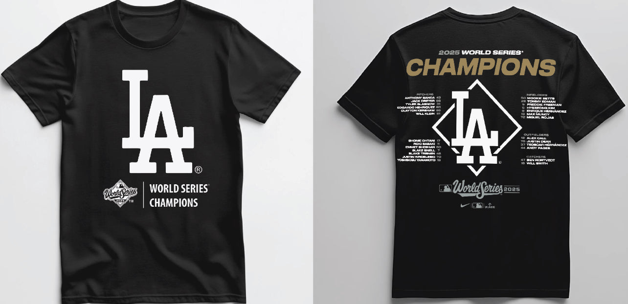 Dodgers World Series 2025 L.A. T shirt New S-5XL