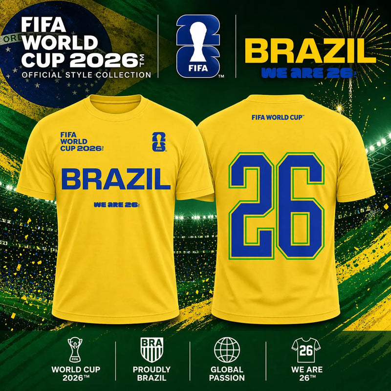 Brazil T shirt Brazil National Team Tee New S-5XL
