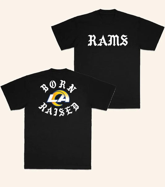 LA Rams x Born X Raised T shirt Kids x Adult Sizes 2025