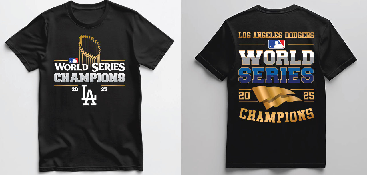 Dodgers World Series Champions 2025 T shirt New S-5XL