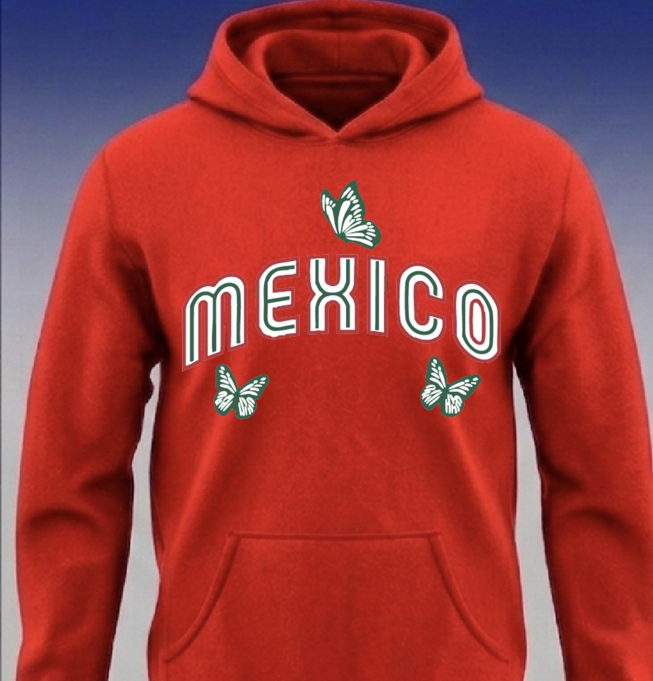 Mexico x Butterflies Pullover Hoodie 2026 New S-5XL FiFa 26