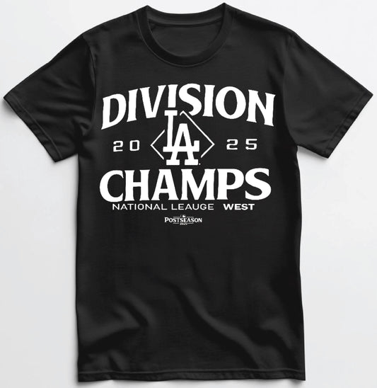 Dodgers x Division Champs LA T shirt New S-5XL