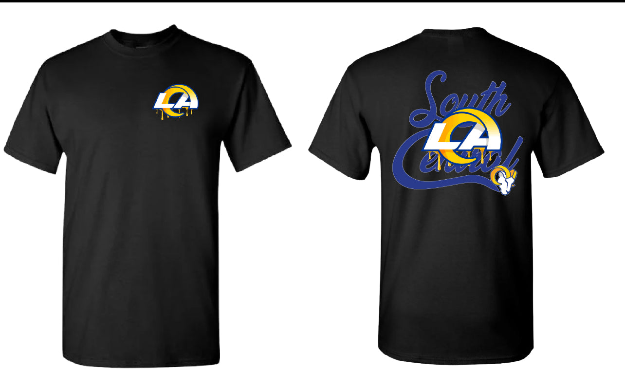 South Central x LA Rams Drip T shirt New S-5XL
