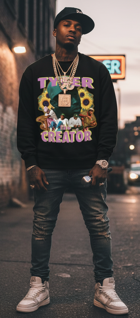 Tyler The Creator Flower Boy Crewneck 2025 Sweater New