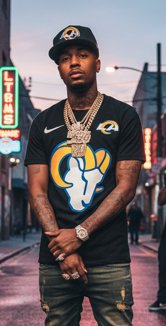 Los Angeles Rams New Logo 2025-26 T shirt All Colors and Sizes