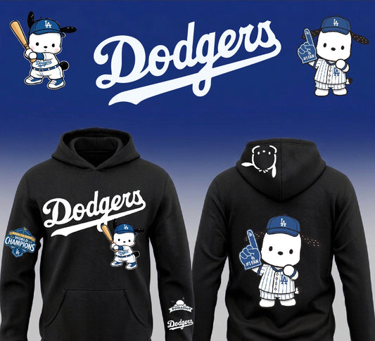 Dodgers X Pochacoo Pullover Hoodie 2026 New S-5XL