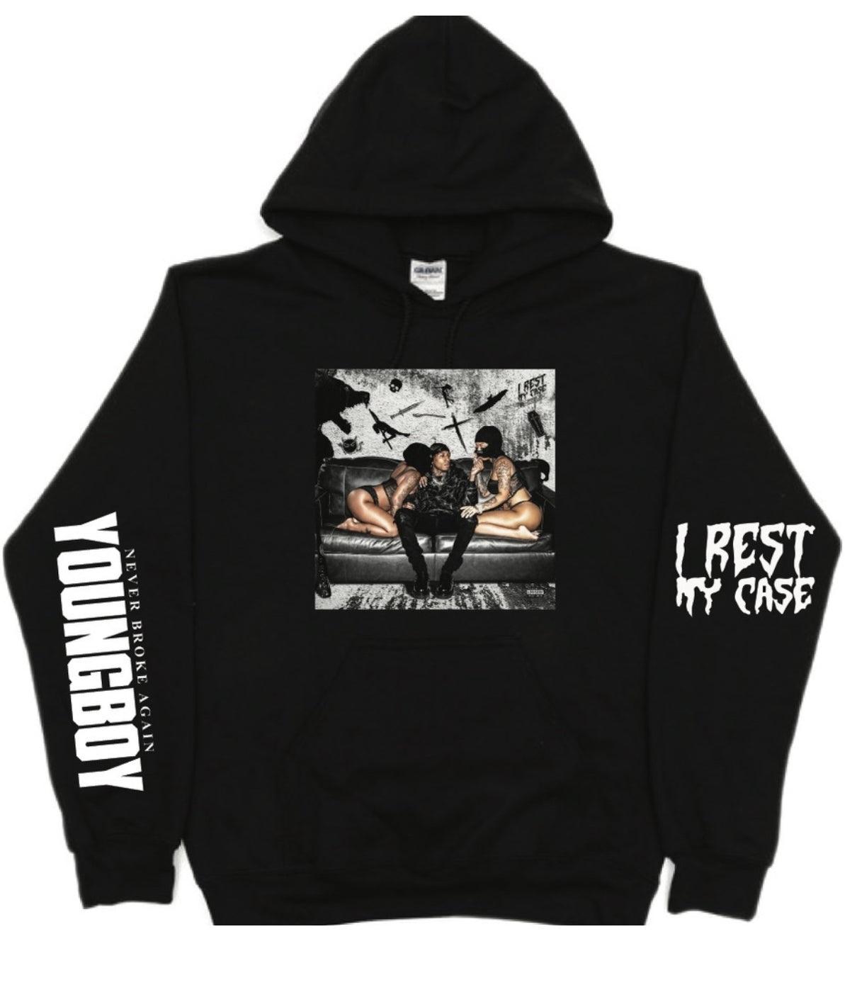 NBA Youngboy Never Broke Again I Rwst My Case Hoodie New S-5XL 2025