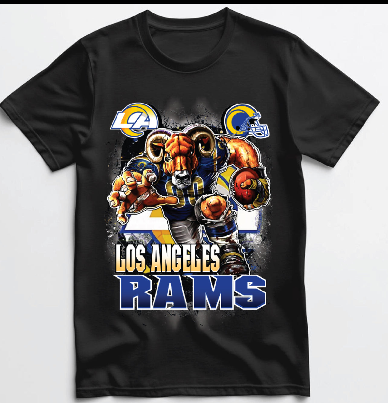 Los Angeles Rams Graphic T shirt All Colors and Sizes