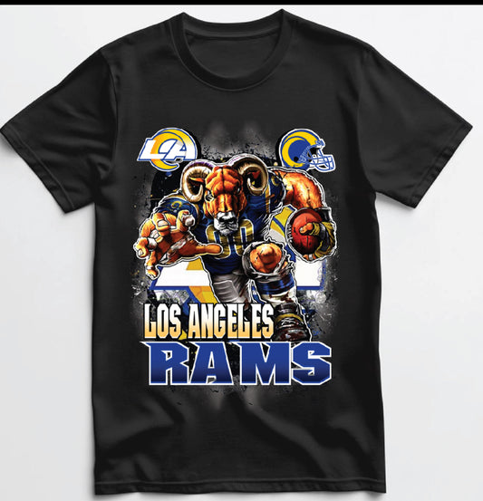 Los Angeles Rams Graphic T shirt All Colors and Sizes