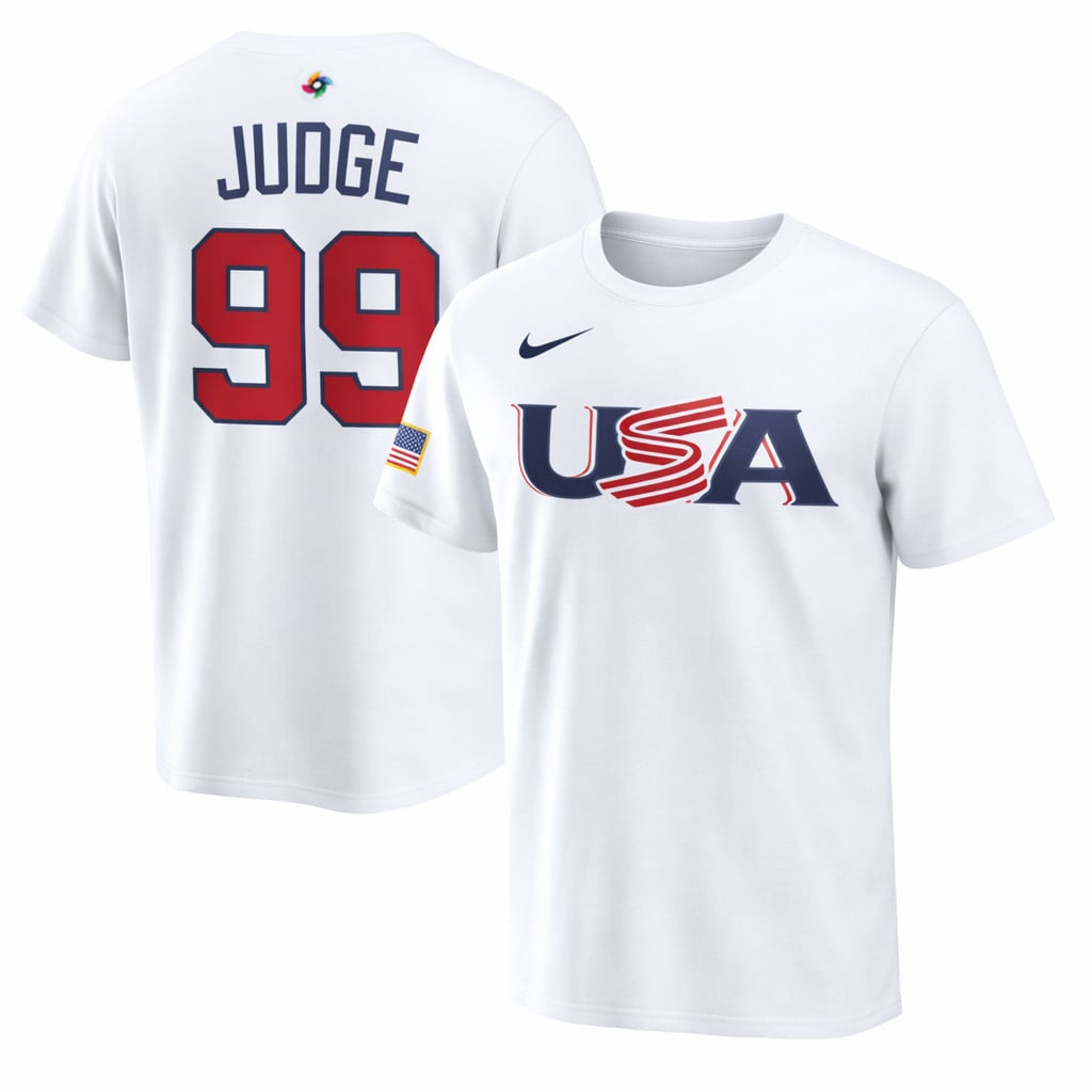 99 Aaron Judge USA 2026 World Baseball Classic Shirt Team USA WBC 2026 Merch
