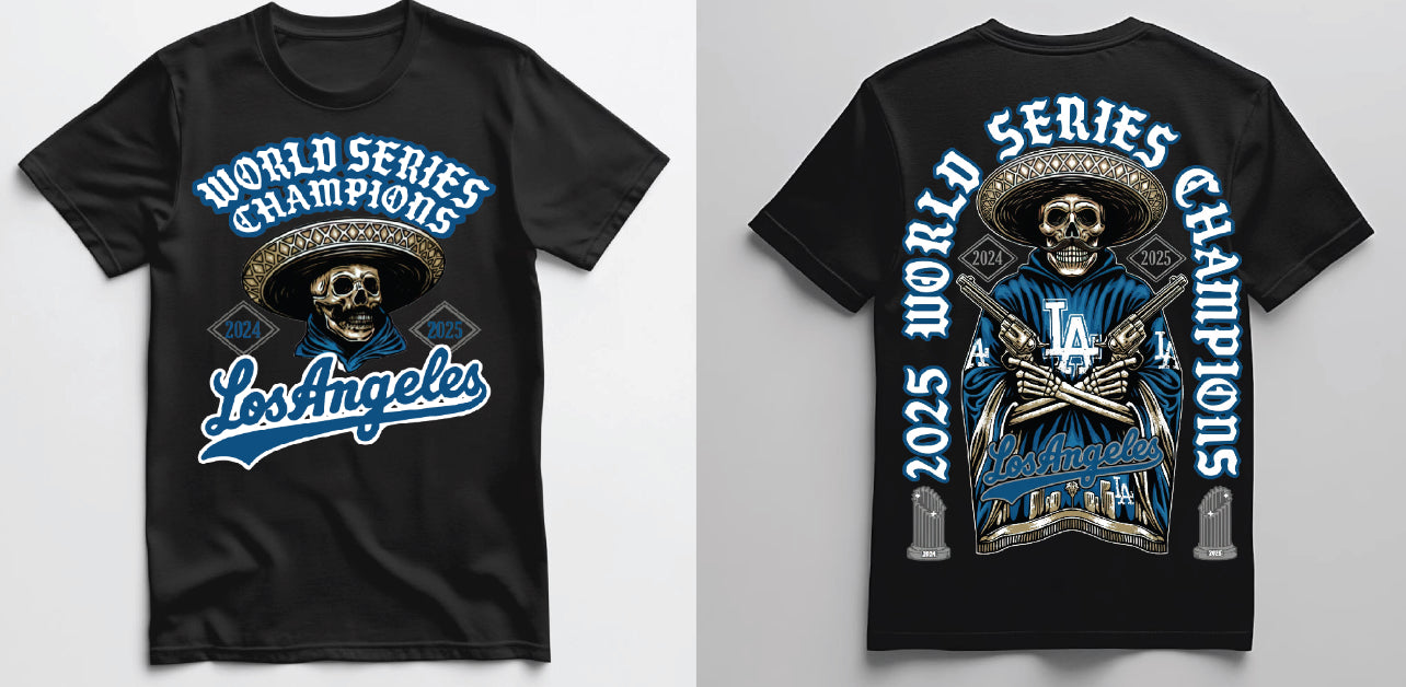 Dodgers World Series 2025 Champions Back2Back T shirt New S-5XL