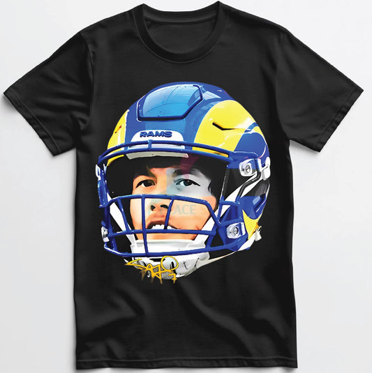 Los Angeles Rams Mathew Stafford Big Face T shirt All Colors and Sizes