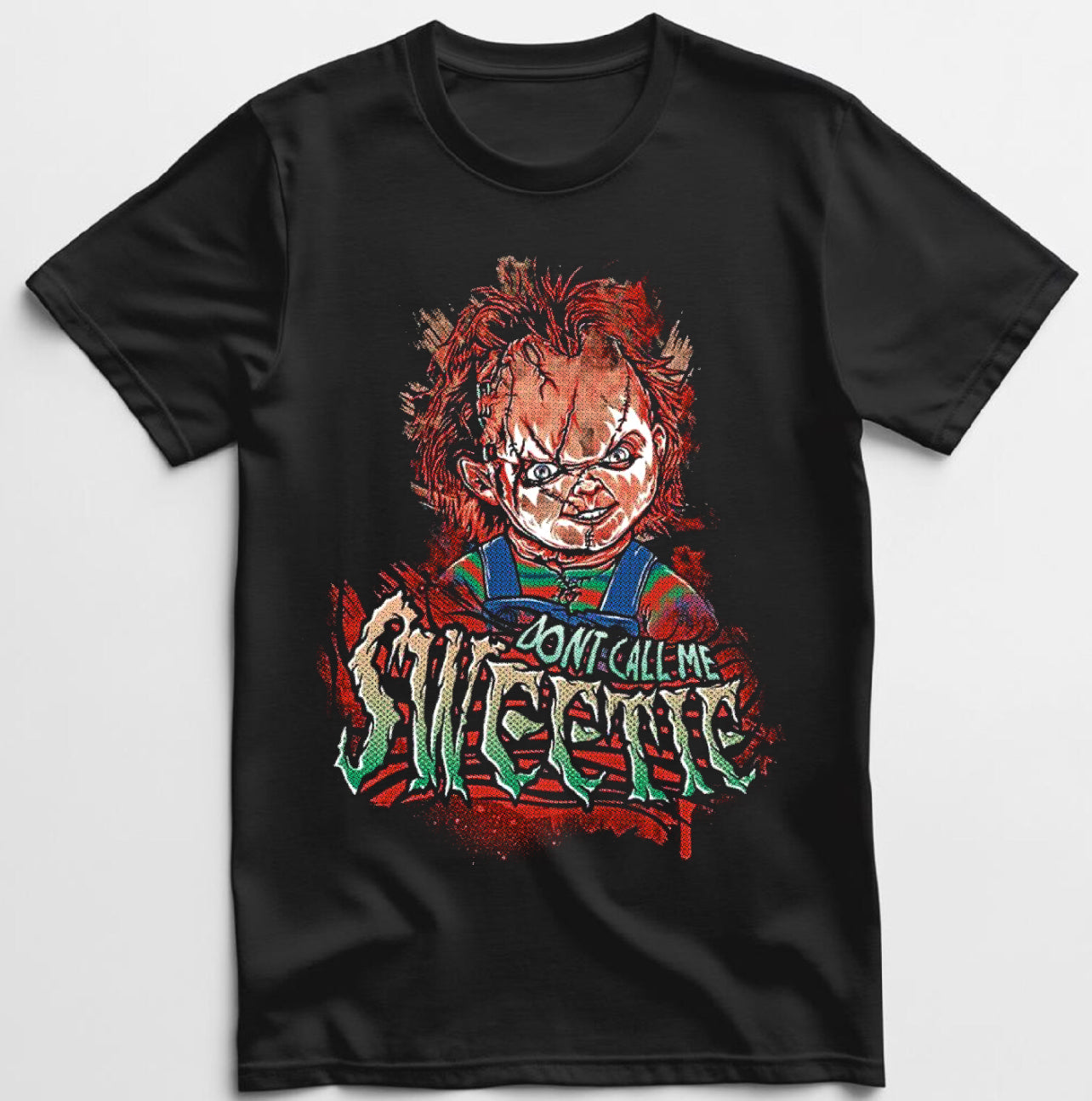 Chucky Sweetie T shirt New S-5XL Classic Movie Tee Half Tone Shirt
