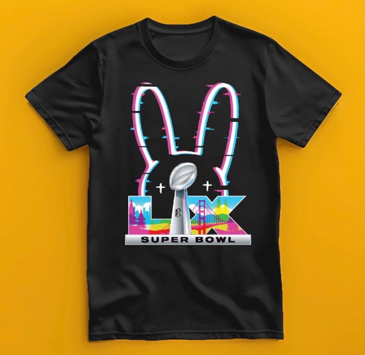 Bad Bunny Super Bowl  T shirt New S-5XL