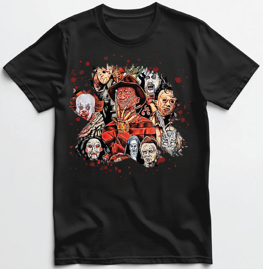 Halloween Villians T shirt New S-5XL