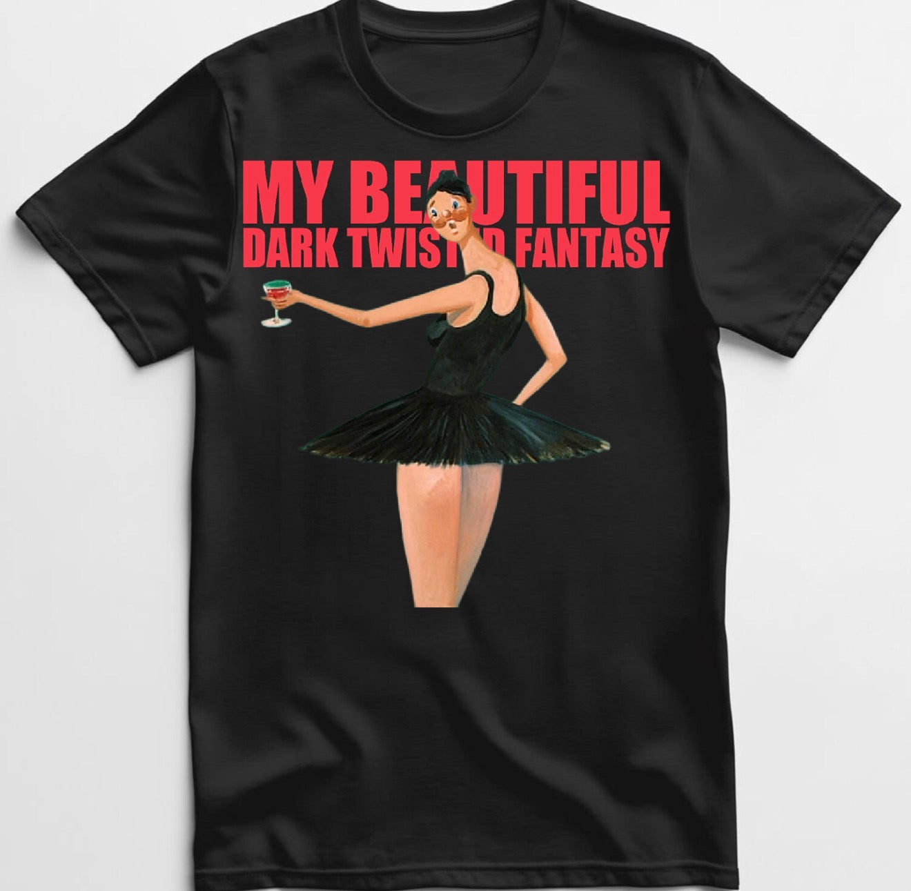Kanye West My Beautiful Dark Twisted Mind Ballerina Merch T shirt (Copy)