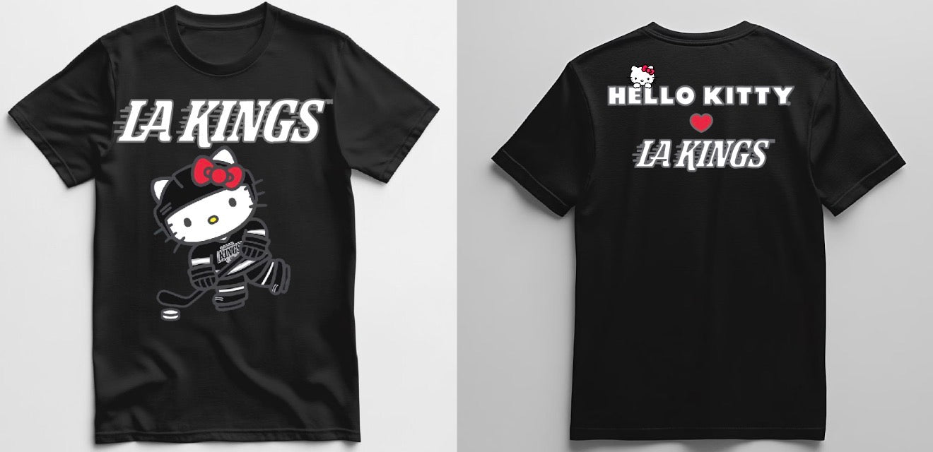 Hello Kitty x LA Kings Package T shirt Kids x Adult Sizes 2025