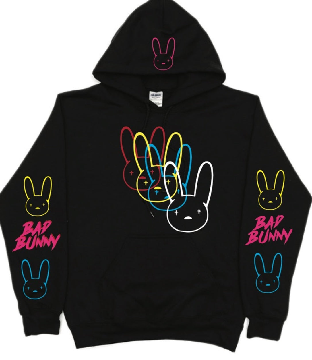 Bad Bunny Colorful Bunnies Hoodie 2025 S-5XL