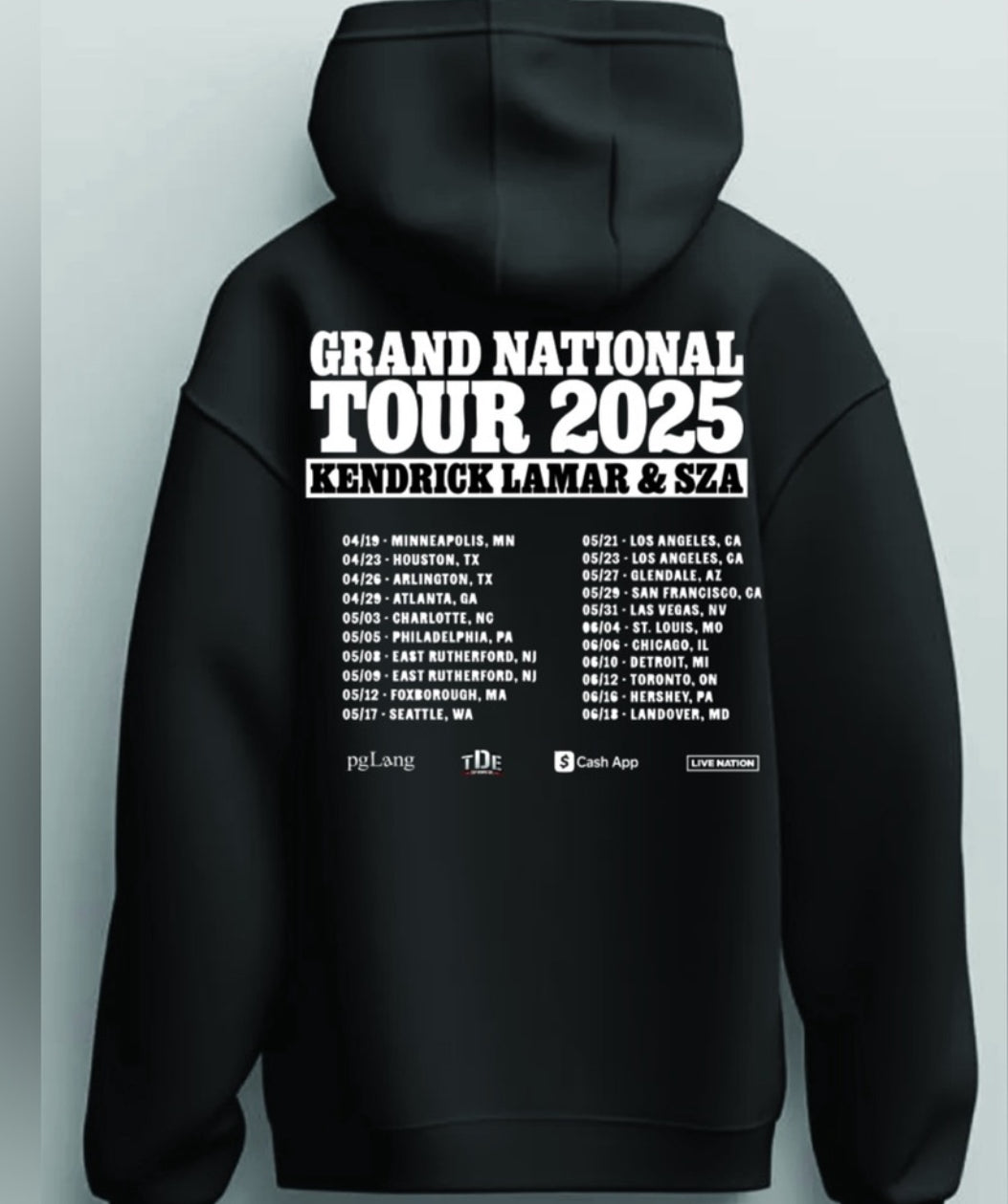 Kendrick Lamar GNX Grand National Tour x Pullover Hoodie S-5X New DaMerchPlug EXCLUSIVE
