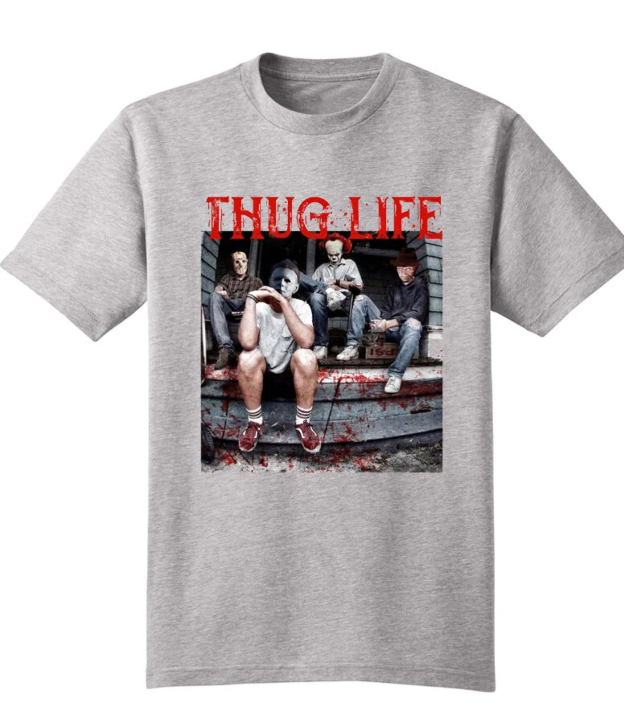 Halloween Villians Thug Life T shirt New S-5XL