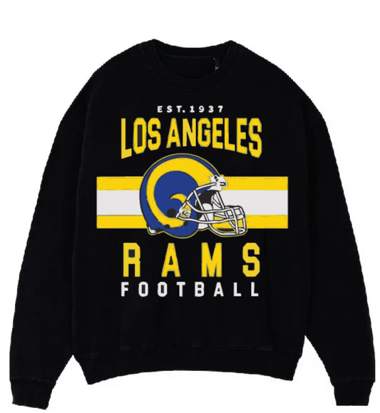 LA Rams Classic Crewneck Sweater New S-5xL All Colors Available