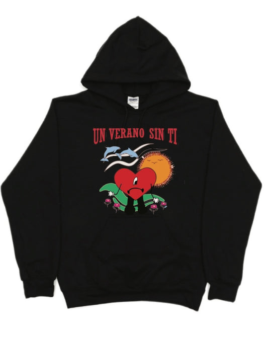 Bad Bunny Un Verano Sin Ti Heart Hoodie 2025 S-5XL
