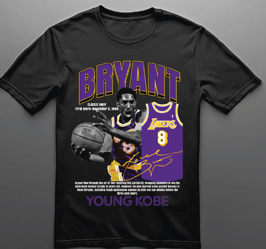 Kobe Bryant “Young Kobe” T shirt All Colors and Sizes