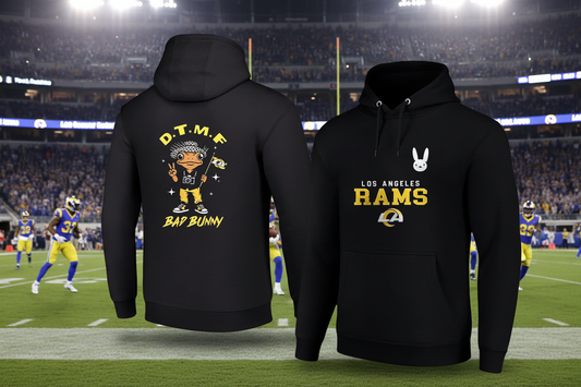 Bad Bunny x LA Rams Pullover Hoodie 2025  New S-5XL