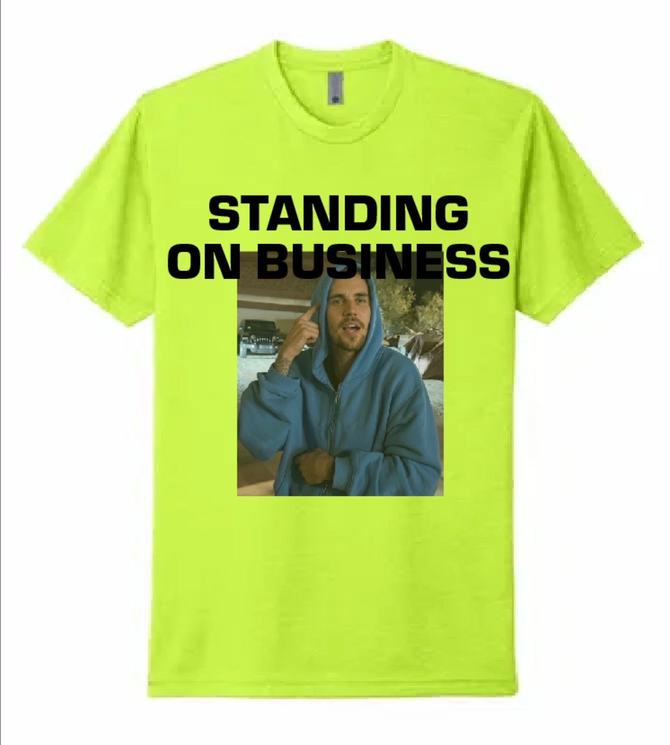 Justin Beiber Standing on Business Coachella Tour Merch T shirt