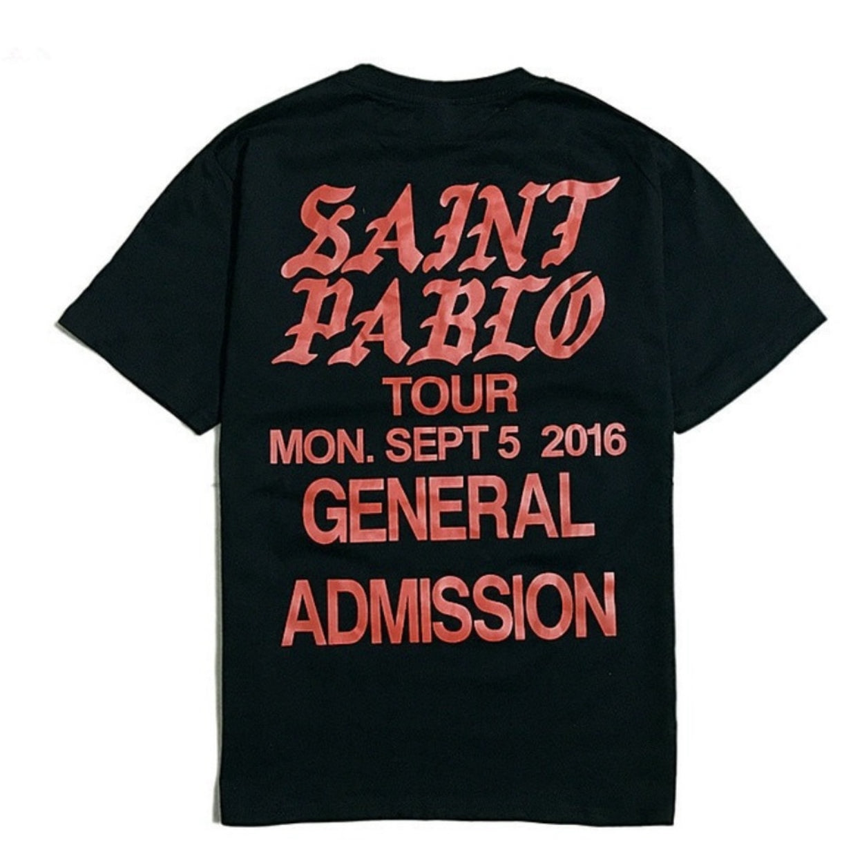 Kanye West I Feel Like Pablo General Admission Tour Merch T shirt