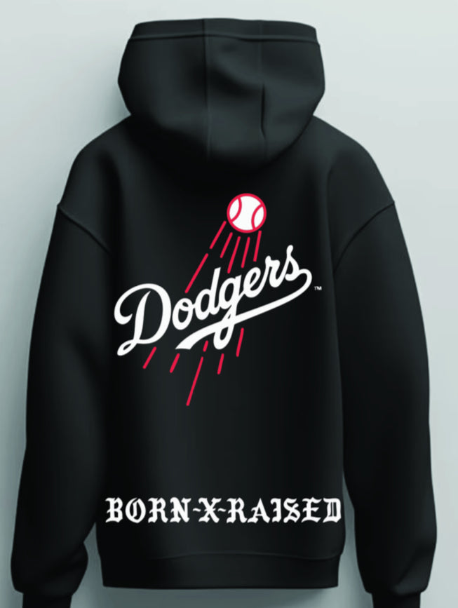 Los Angeles Dodgers LA x Born X Raided Hoodie New S-5XL