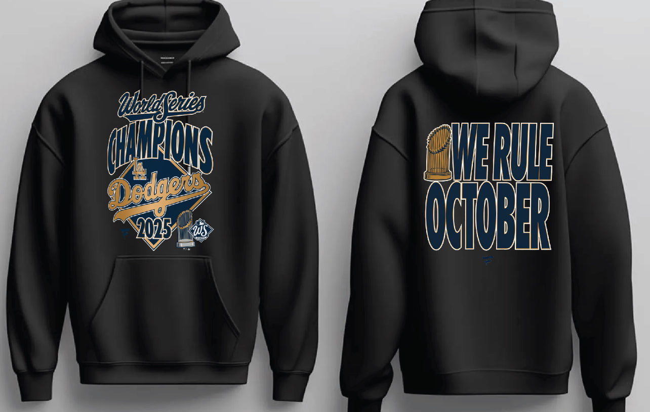 Los Angeles Dodger World Series Champions We Rule October 2025 Sweater New S-5XL