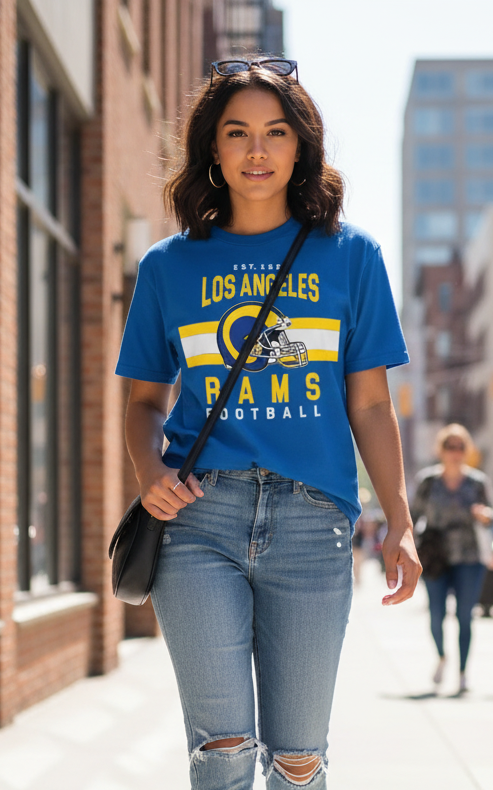 Los Angeles Rams Classic T shirt All Colors and Sizes