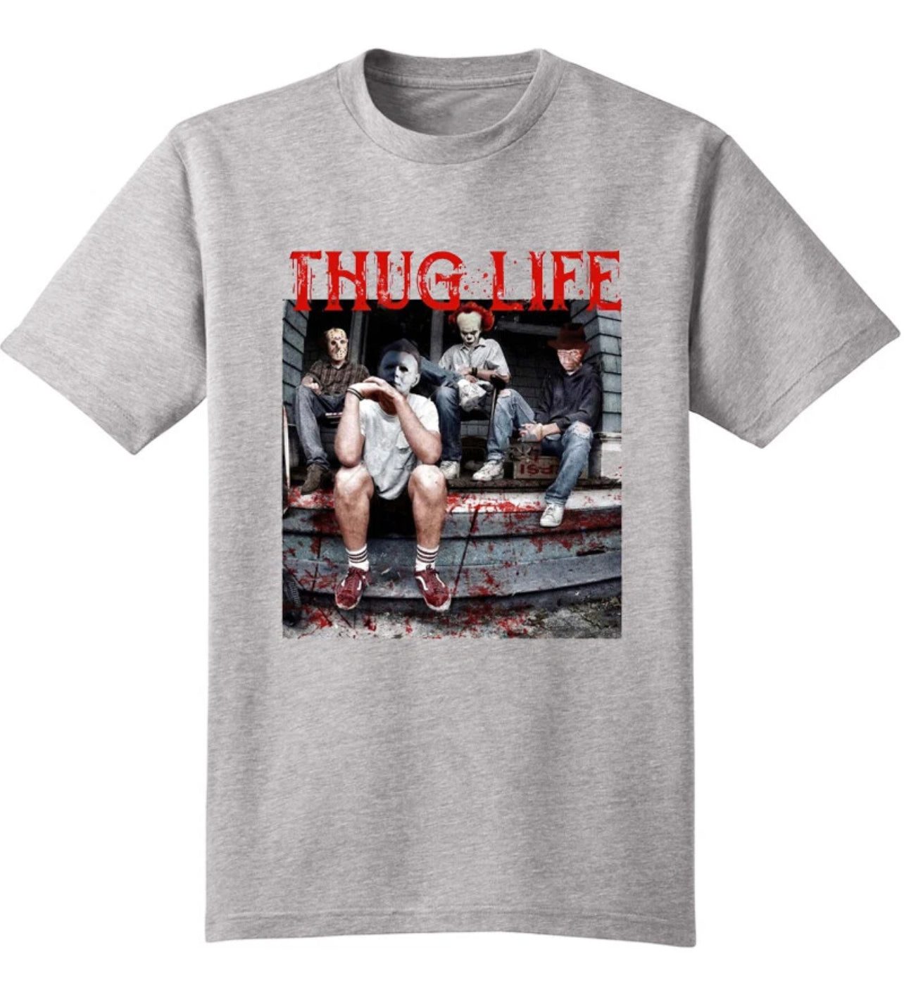 Halloween Villians Thug Life T shirt New S-5XL
