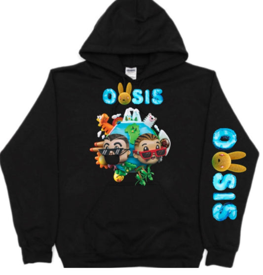Bad Bunny x J Balvin Oasis Hoodie 2025 S-5XL