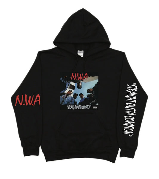 Eazy E x NWW Straight Outta Compton Classic Cover Pullover Hoodie New S-5XL Classic Hip Hop Wear