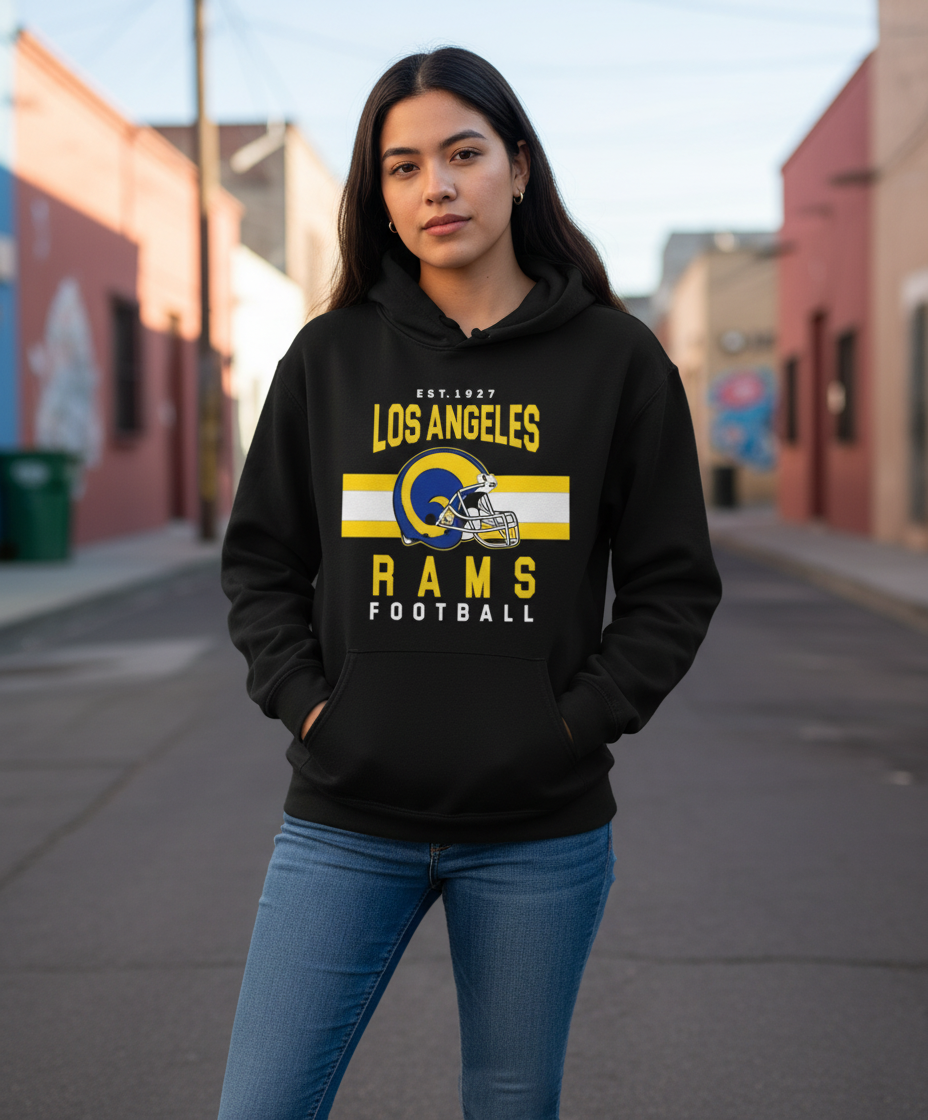 LA Rams Classic Hoodie New S-5xL All Colors Available
